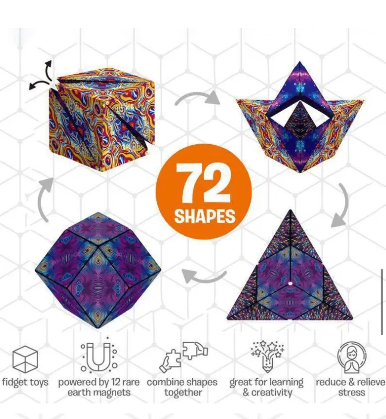 Magnetic 3D Shape Magic Cube – Endless Creativity in Your Hands