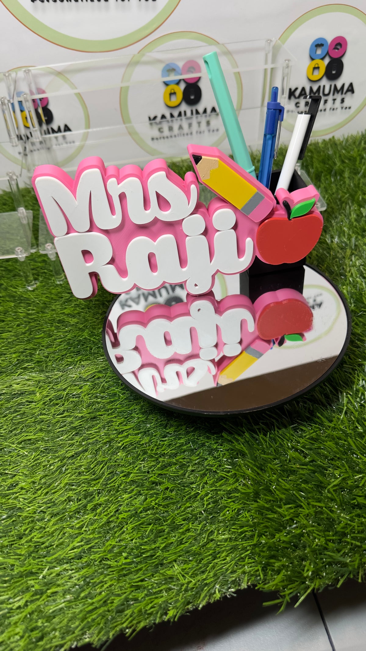 Personalized Teacher Desk Name Plate ✏️🌼