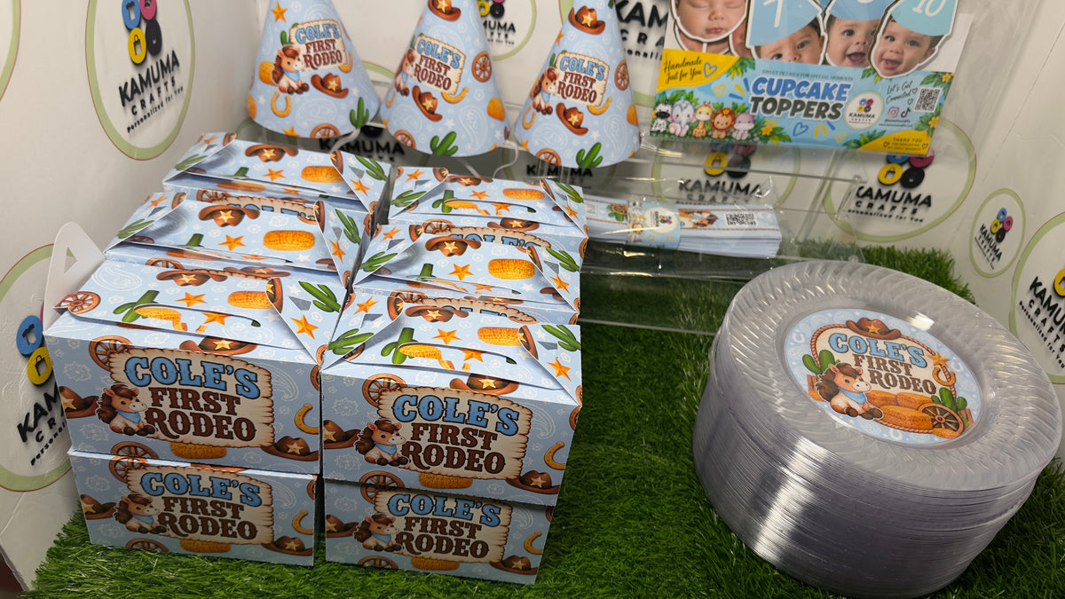 Custom Party Favor Boxes | Personalized Treat Boxes | Multiple Styles & Themes