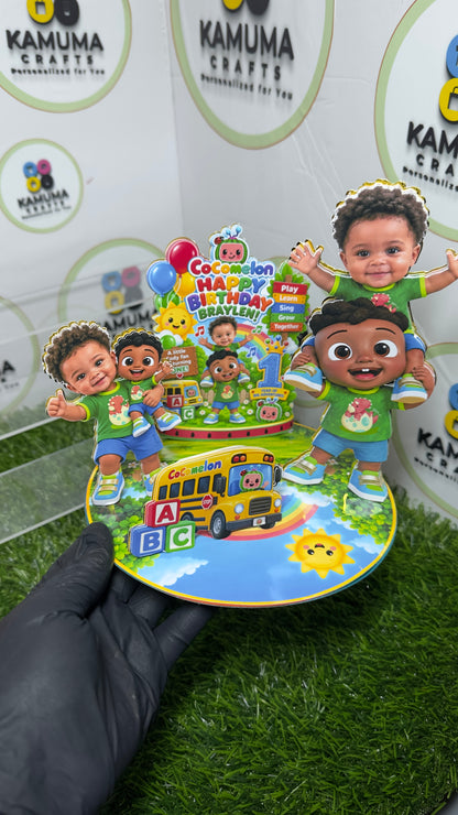 Custom 3D Party Centerpieces | Personalized Table Decorations