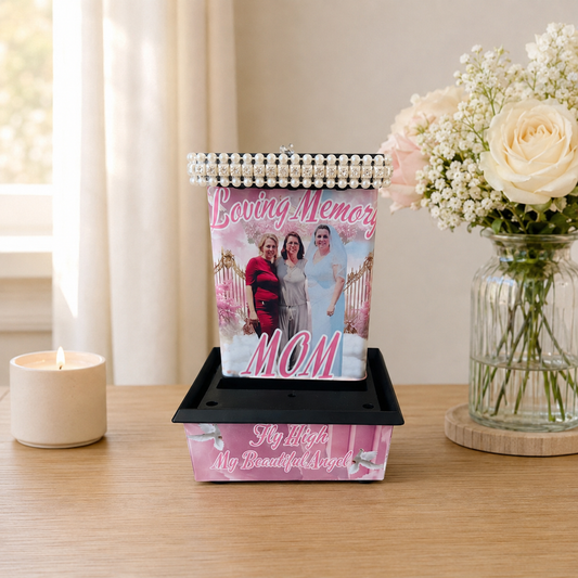 Custom Personalized Memorial Photo Fountain