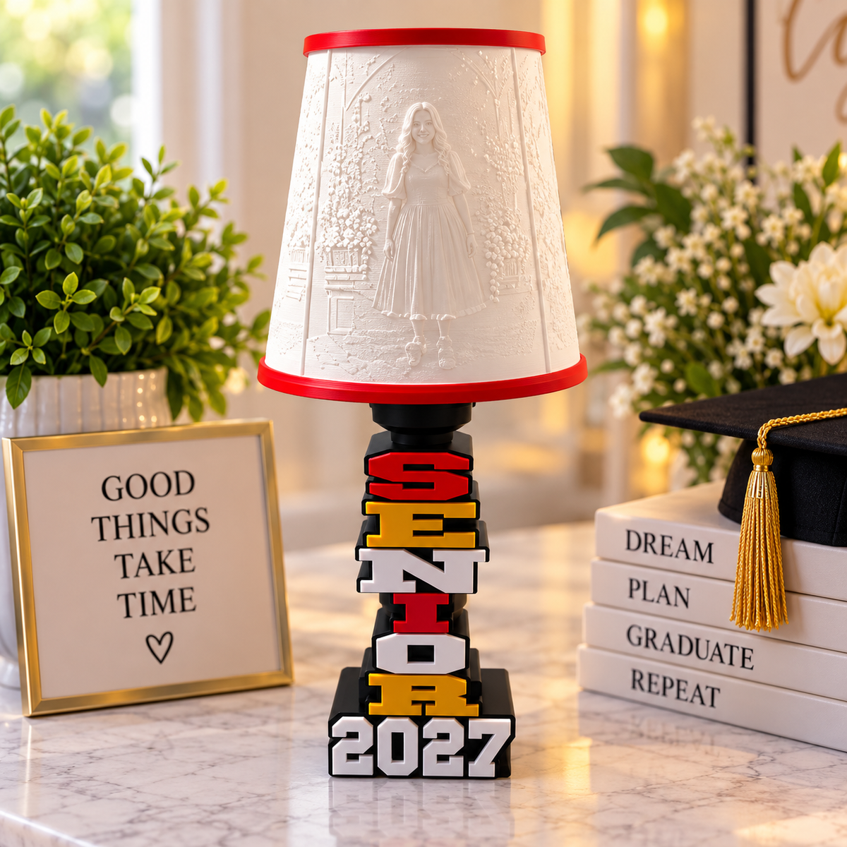 Personalized Senior / Senior 2027 Graduation Lithophane Lamp (Small)