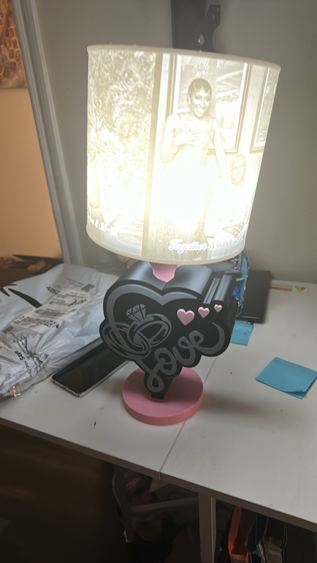 Personalized Photo Litho Lamp  | Custom 3D Lithophane Gift | Unique LED Keepsake