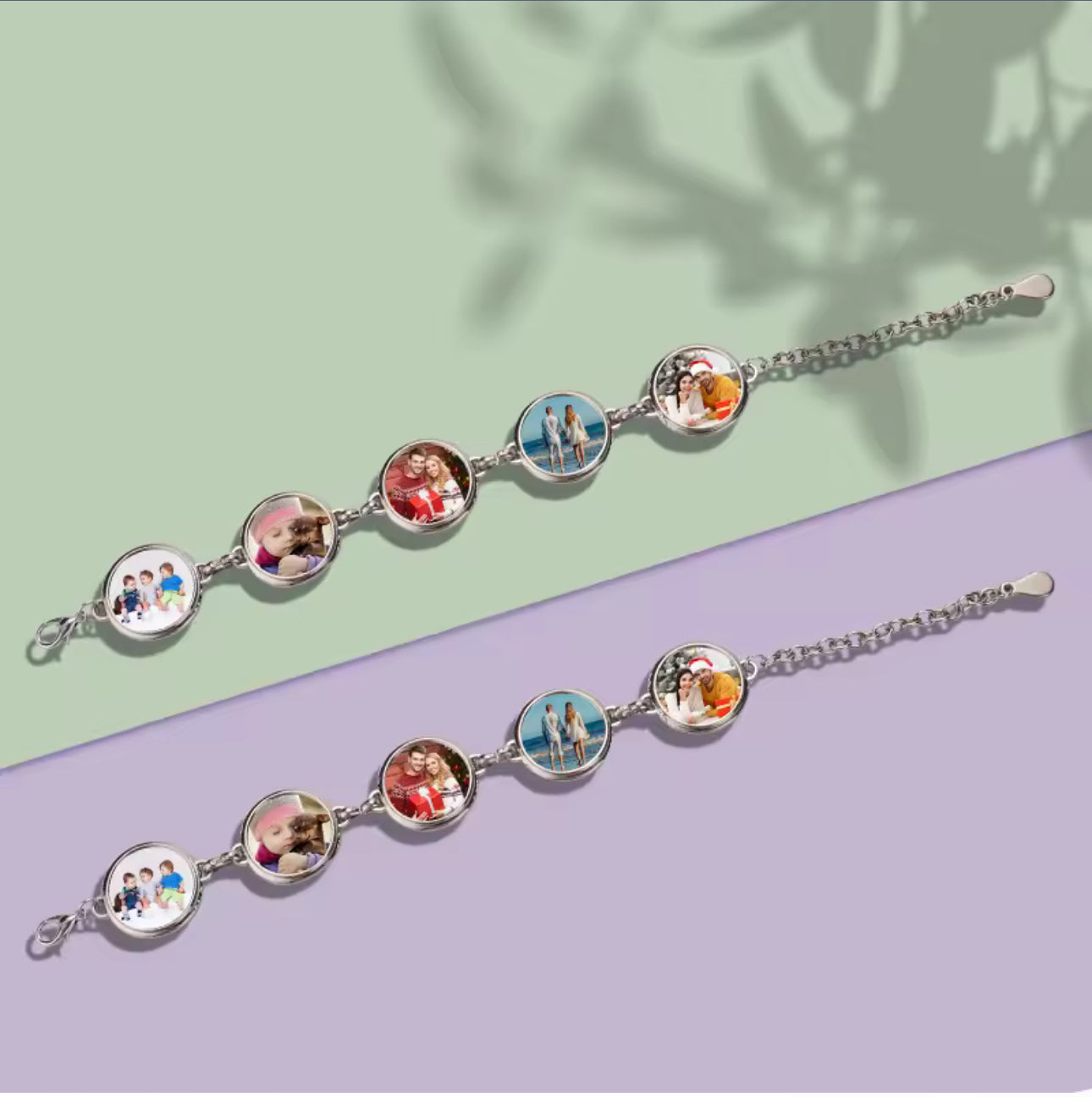 Personalized Photo Handchain Bracelet – Custom Keepsake Jewelry