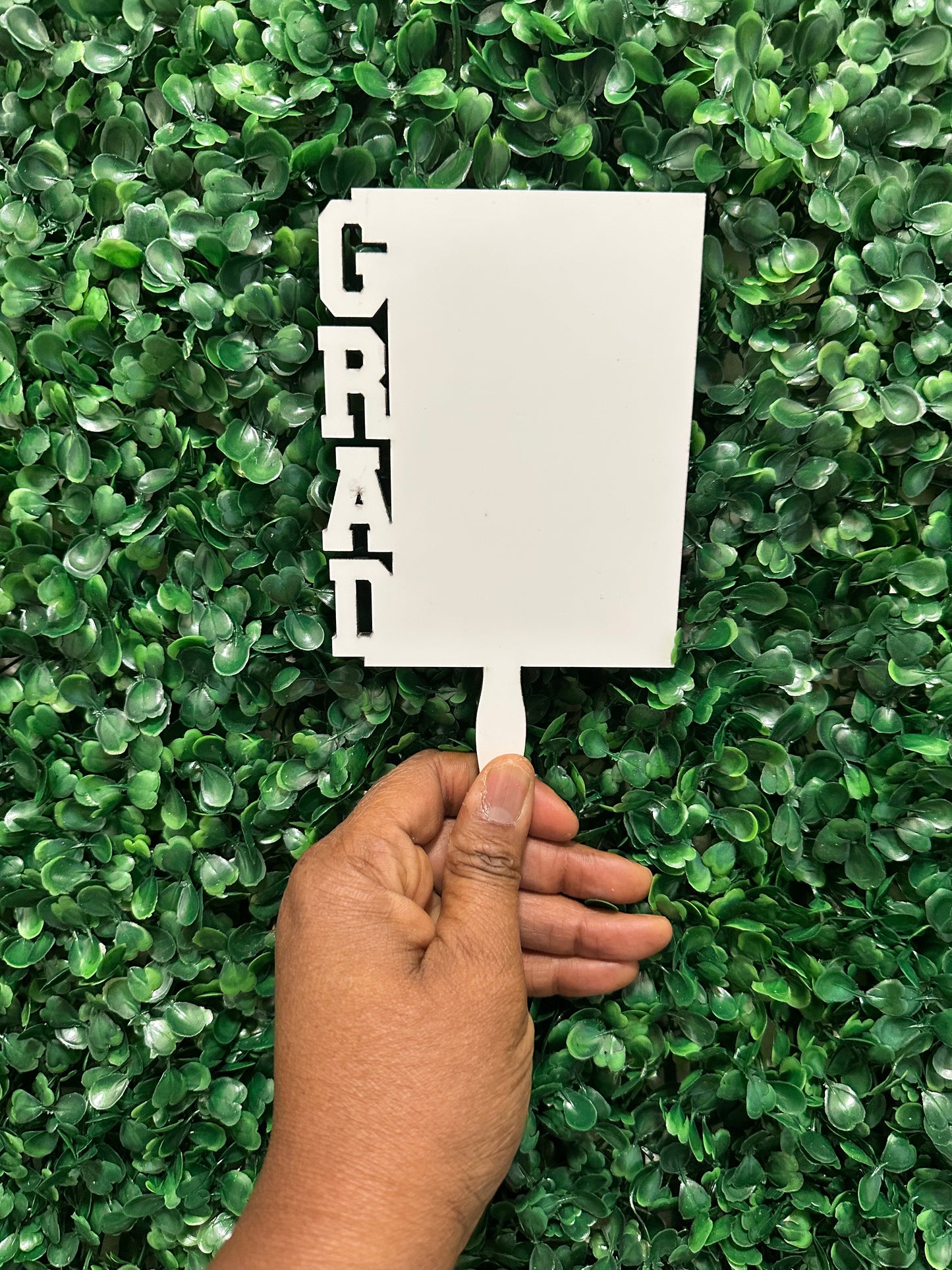 Custom Double-sided Small Grad Fan- Set of 1