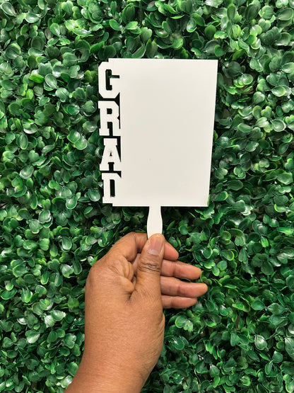 Custom Double-sided Small Grad Fan- Set of 1