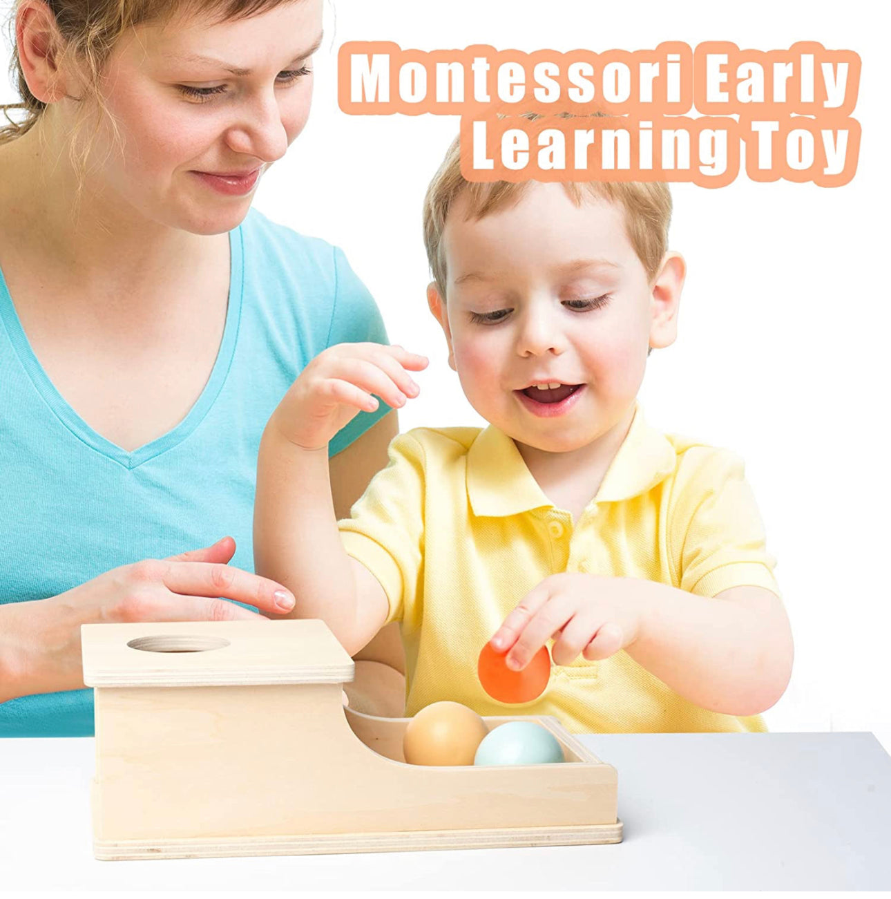 Wooden Montessori-Style Learning Toy