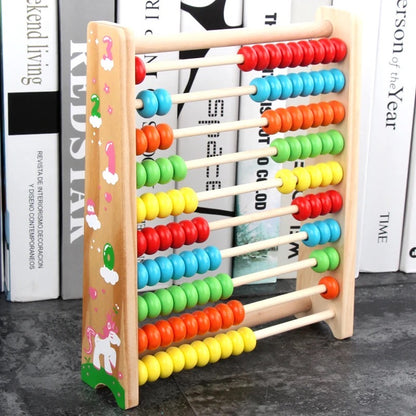 Wooden 10-Row Counting Abacus