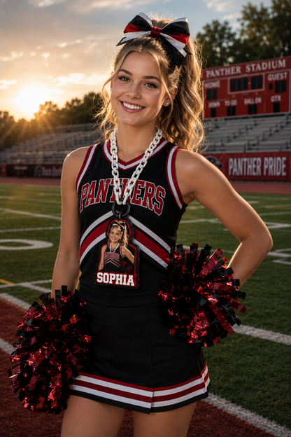 Custom 3D Photo Hype Chain – Personalized Cheer, Dance, Sports & Fan Chain