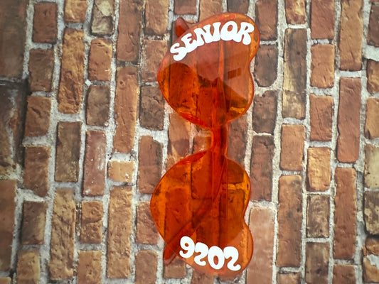 Senior 2026 Rimless Heart-Shaped Sunnies | Rimless Novelty Sunglasses| Perfect for Occasions