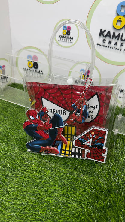 Customized Clear Favor Bags & Graduation Gift Bags – Set of 12