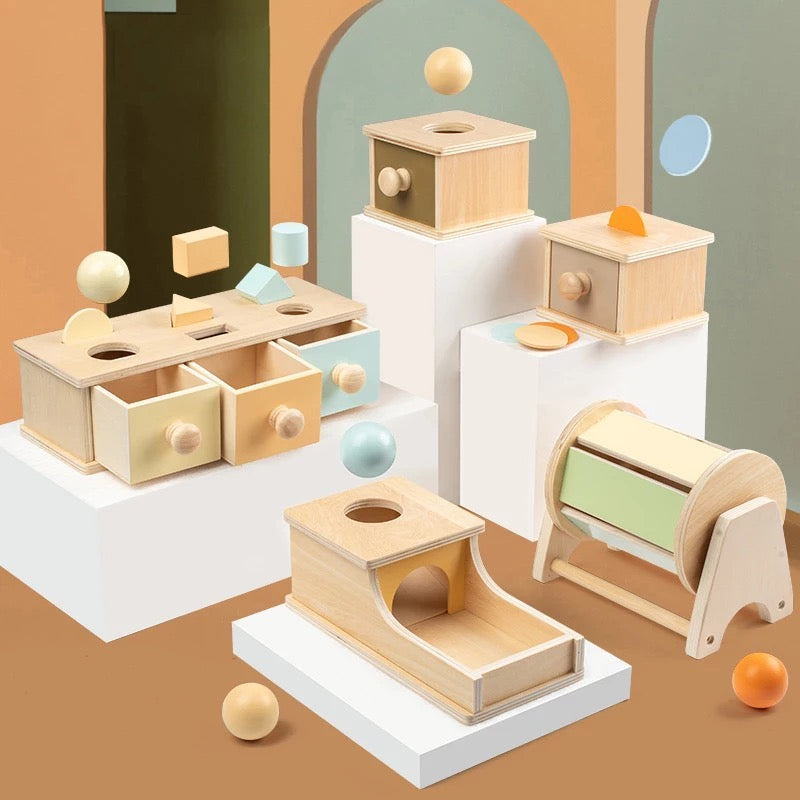 Wooden Montessori-Style Learning Toy