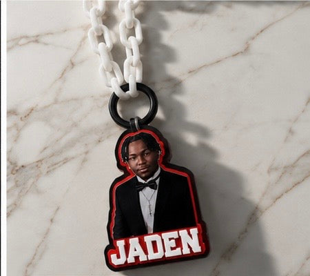 Custom 3D Photo Hype Chain – Personalized Cheer, Dance, Sports & Fan Chain