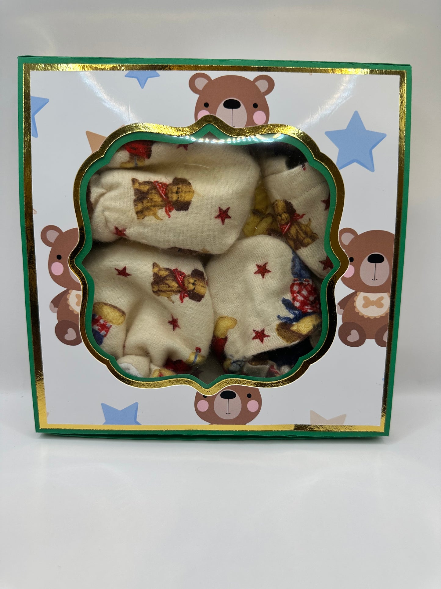 Baby Essential set, Handmade Baby shoes, Bib,and mitten set, Baby unisex set, New Mom gift, Perfect for baby showers.