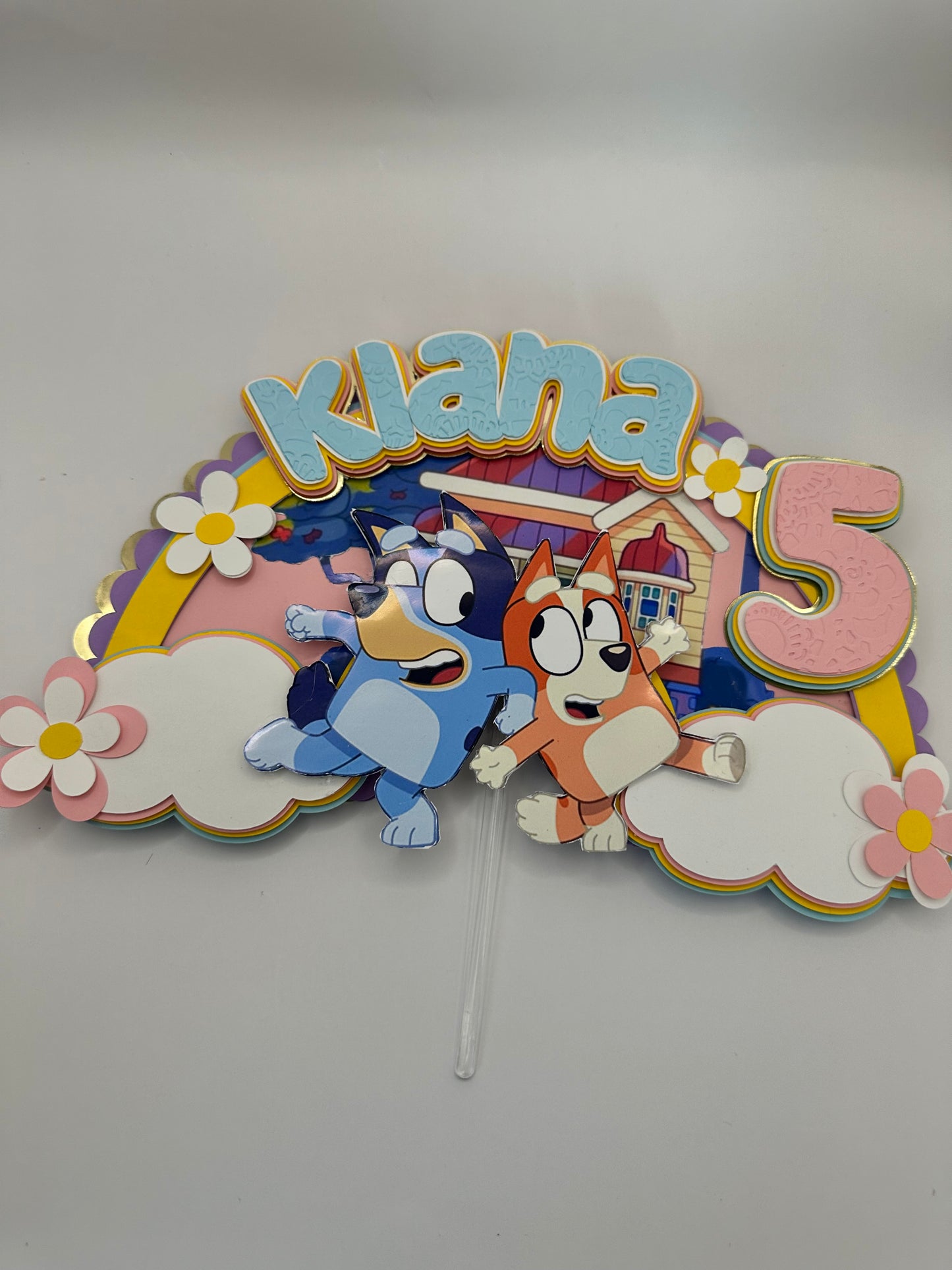 3D Customized Cake Topper | Bluey-Inspired| Party Favor