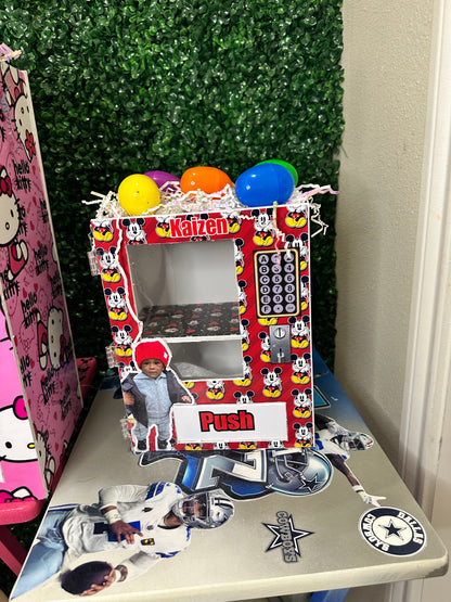Custom vending machine, Hello Kitty-Inspired vending machine, Graduation vending machine, Easter vending machine