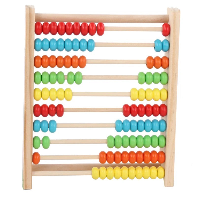 Wooden 10-Row Counting Abacus