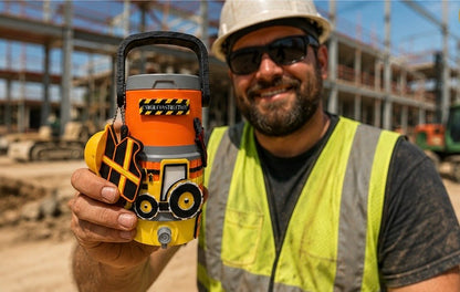 Construction-Themed 12oz Slim Can Cooler Set 🚧| 12oz Slim Can Cooler| 12oz Standard Can Coooler