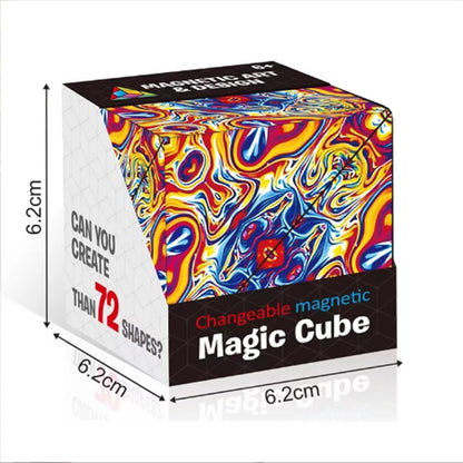 Magnetic 3D Shape Magic Cube – Endless Creativity in Your Hands