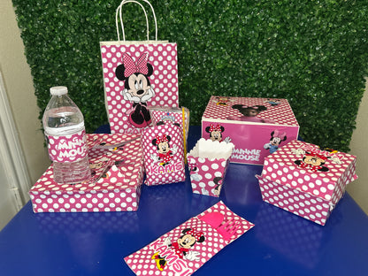 Custom Party Favors| Party Favor Pack| Filled Party Favors| Unfilled Party Favors| Chip Bag Labels| Water Bottle Labels