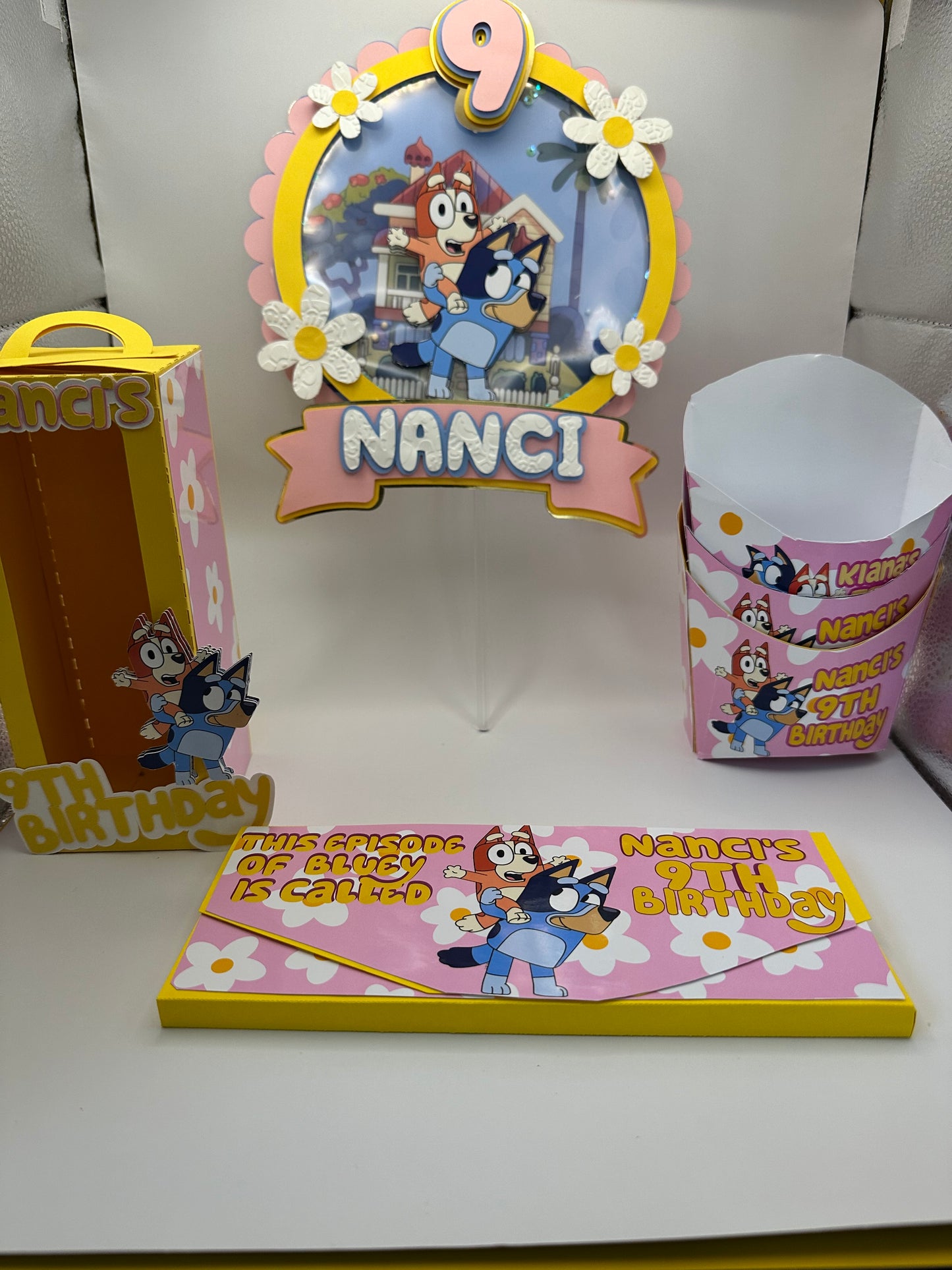 3D Customized Cake Topper | Bluey-Inspired| Party Favor