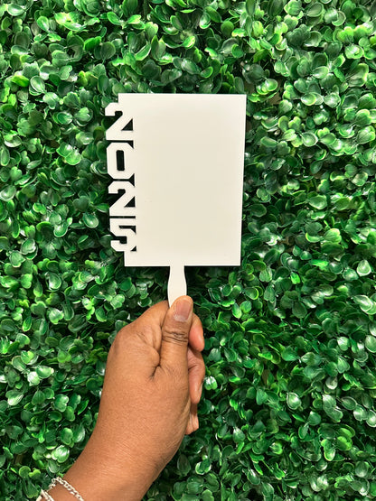 Custom Double-sided Small Grad Fan- Set of 1