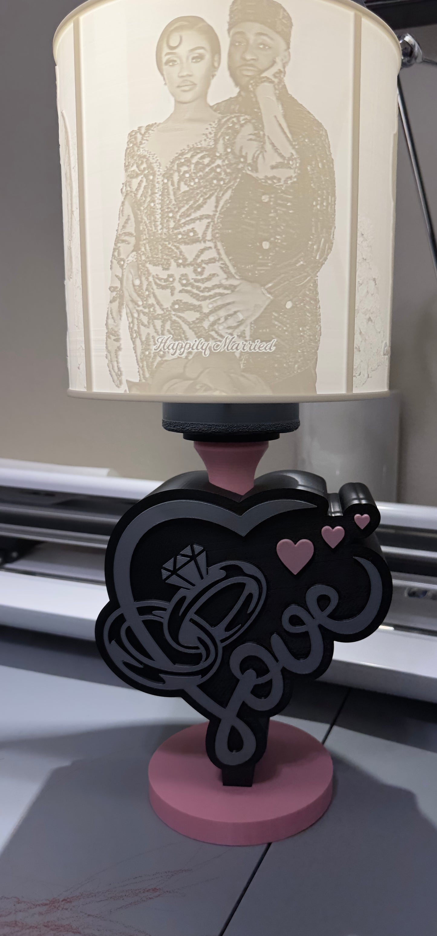 Personalized Photo Litho Lamp  | Custom 3D Lithophane Gift | Unique LED Keepsake