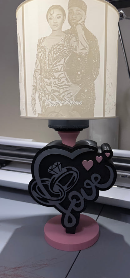 Personalized Photo Litho Lamp  | Custom 3D Lithophane Gift | Unique LED Keepsake