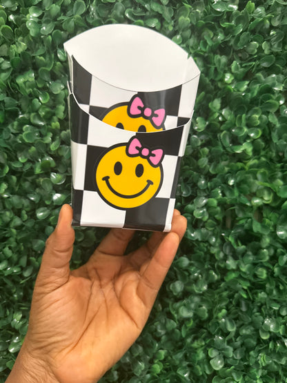 Custom French Fries Favor Boxes | Personalized Party Packaging | Fast Food Theme | Birthday Table Décor | Kids Party Supplies