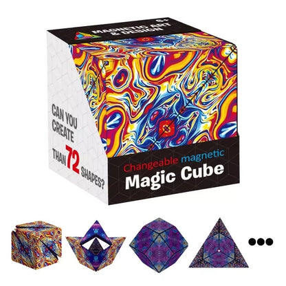 Transformable Magnetic Magic Cube