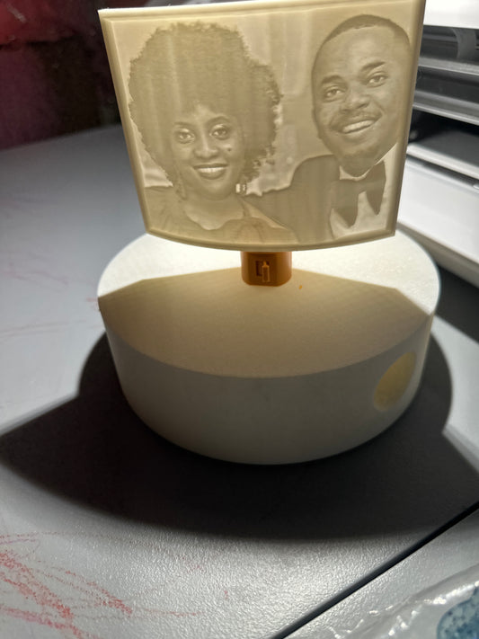 Custom 3D Lithophane Night Light