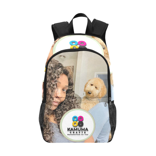 Personalized Photo Backpack (Large)– Custom Printed School Bag|Work Laptop Bag| Travel Bag