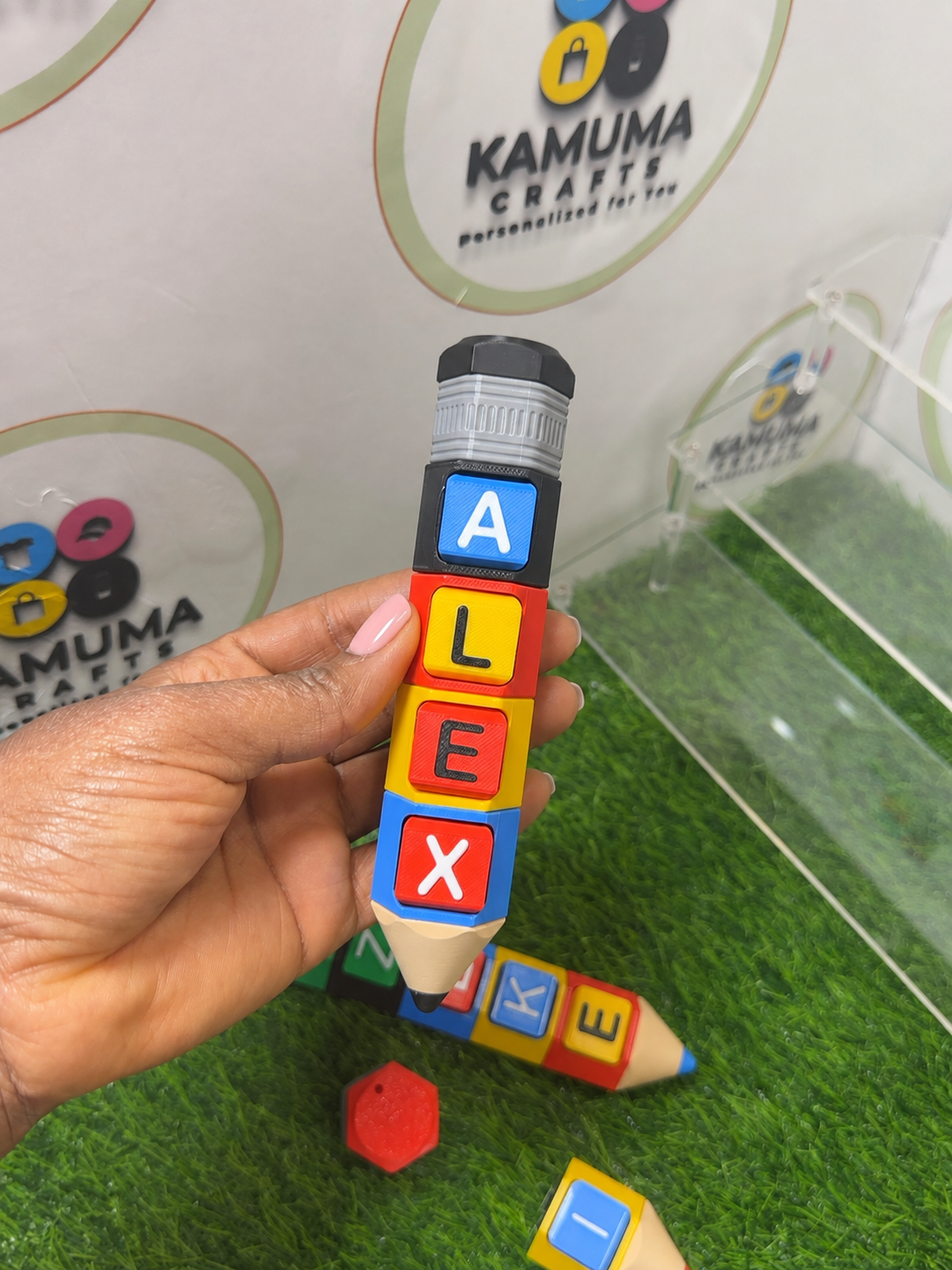 Personalized 3D-Printed Pencil Clicker Fidget ✏️| Build your Pencil Clicker| Personalize to suit your preference