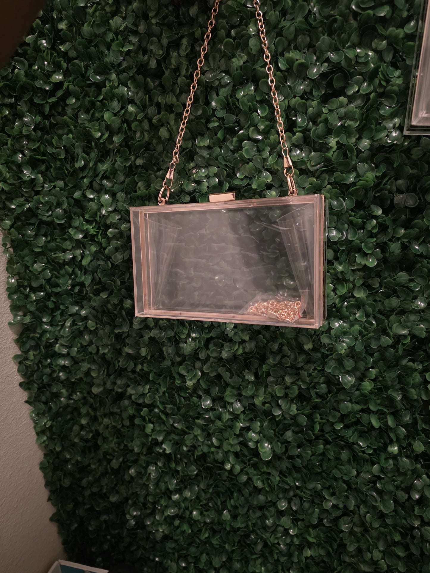 Custom Acrylic Purse| Personalized Transparent Purse| Available in two colors and Two Interchangeable Chains Length