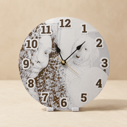 Custom Photo Clock| 3D Personalized Clock