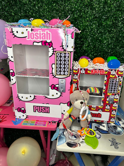 Custom vending machine, Hello Kitty-Inspired vending machine, Graduation vending machine, Easter vending machine