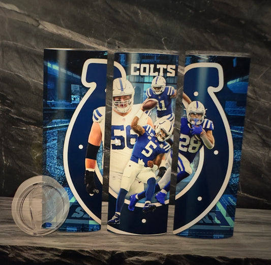 Sublimation Football 20oz Tumbler|Colts