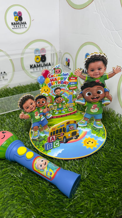 Custom 3D Party Centerpieces | Personalized Table Decorations