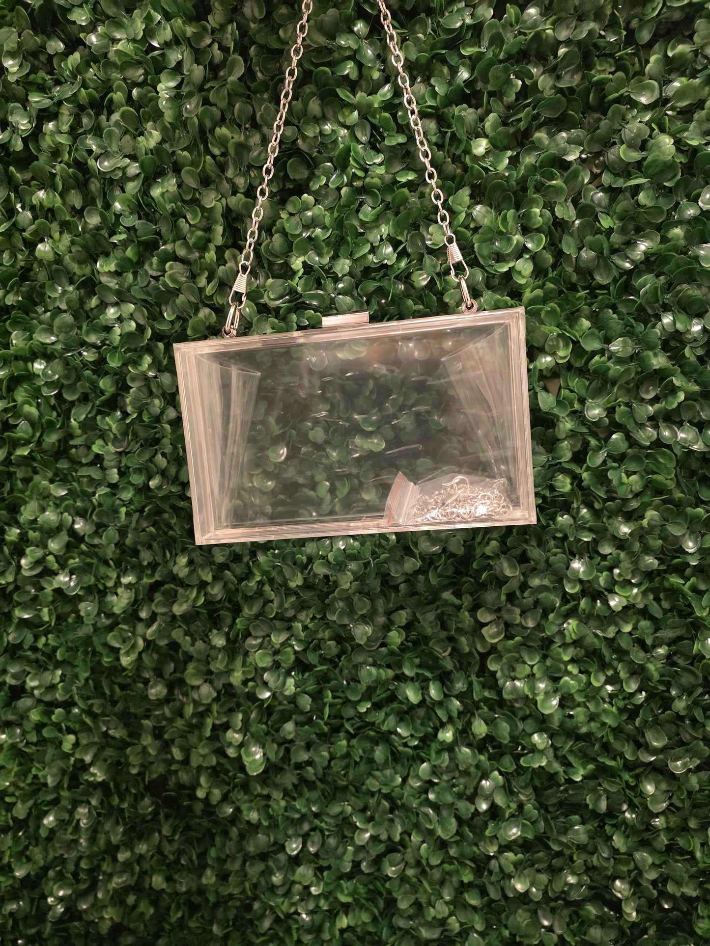 Custom Acrylic Purse| Personalized Transparent Purse| Available in two colors and Two Interchangeable Chains Length