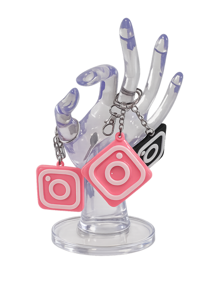 Personalized 3D NFC Tag Keychain| Customized NFC Social Media Business Marketing Keychain