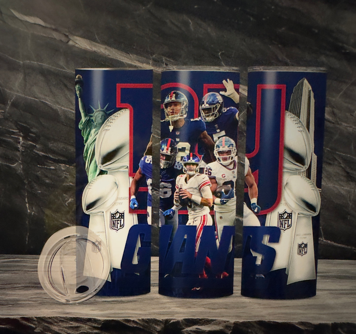 Sublimation Football 20oz Tumbler|Giants