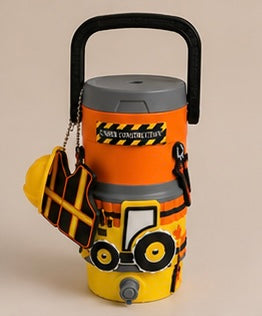Construction-Themed 12oz Slim Can Cooler Set 🚧| 12oz Slim Can Cooler| 12oz Standard Can Coooler