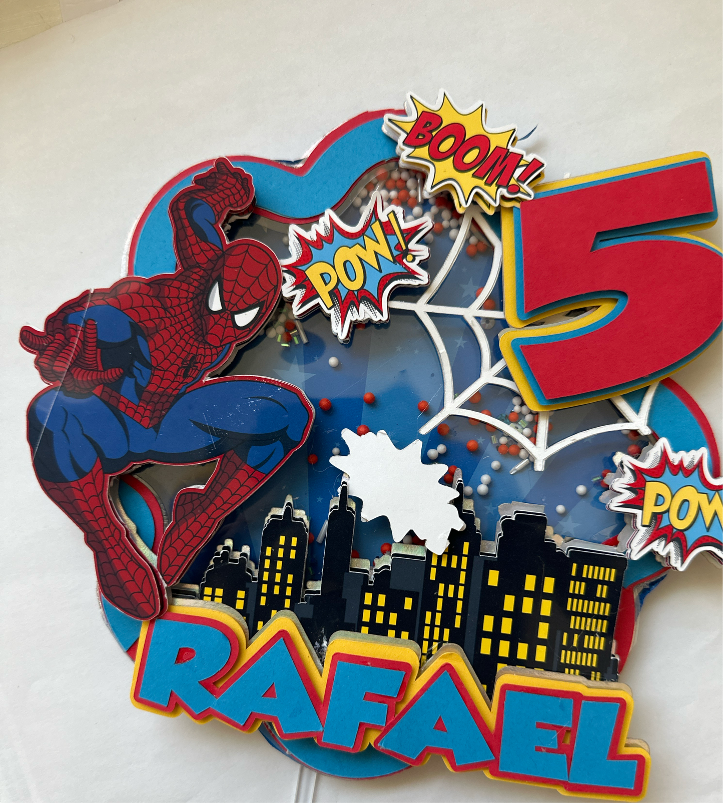 3D Caketopper -Spiderman Inspired