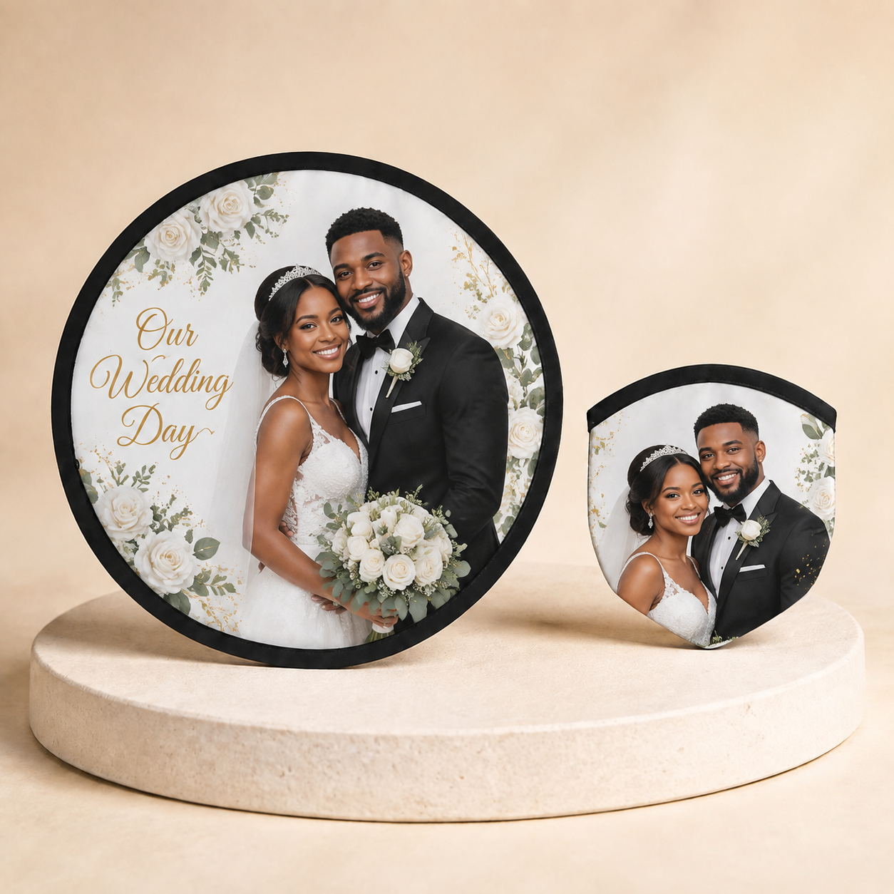 Custom Hand Fan & Matching Pouch| Minimum set of 5