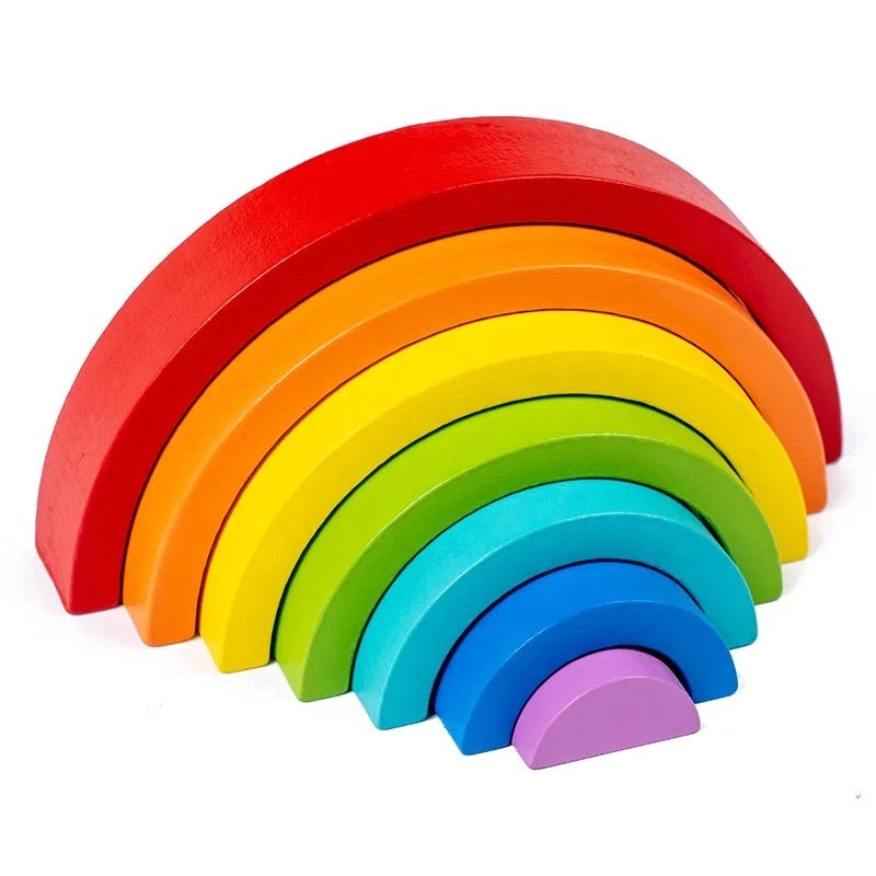 Wooden Rainbow Stacking Toy (Small)