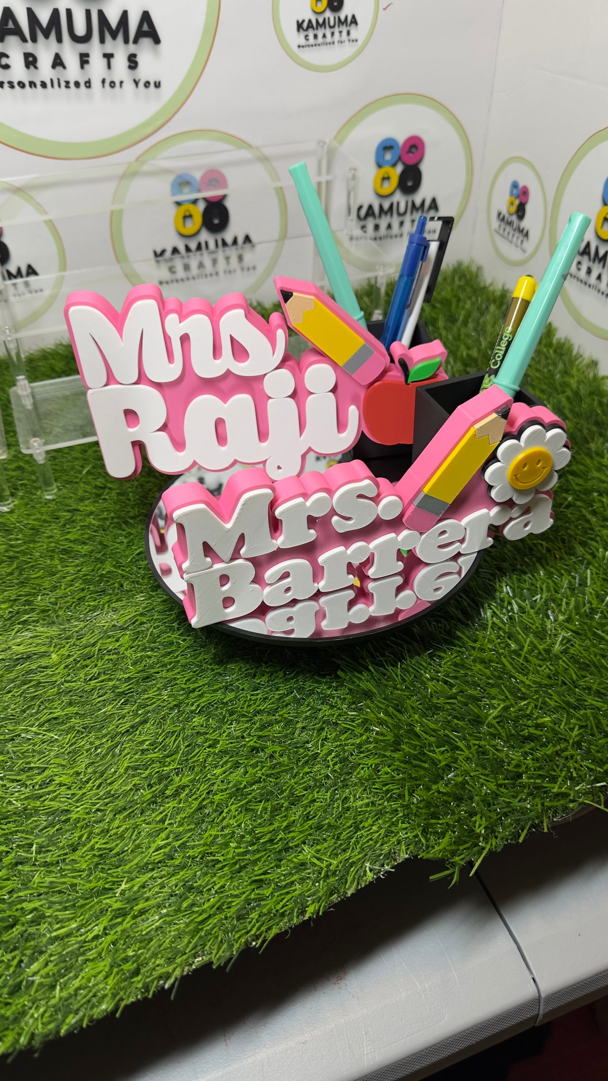 Personalized Teacher Desk Name Plate ✏️🌼