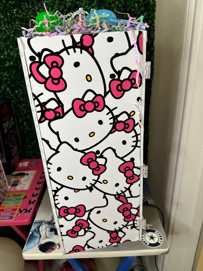 Custom vending machine, Hello Kitty-Inspired vending machine, Graduation vending machine, Easter vending machine