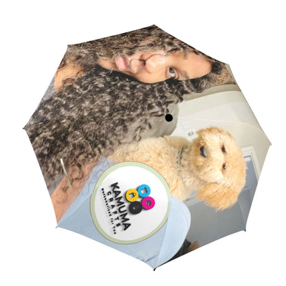 Personalized Photo Umbrella (Large)– Custom Semi-Automatic Folding Umbrella