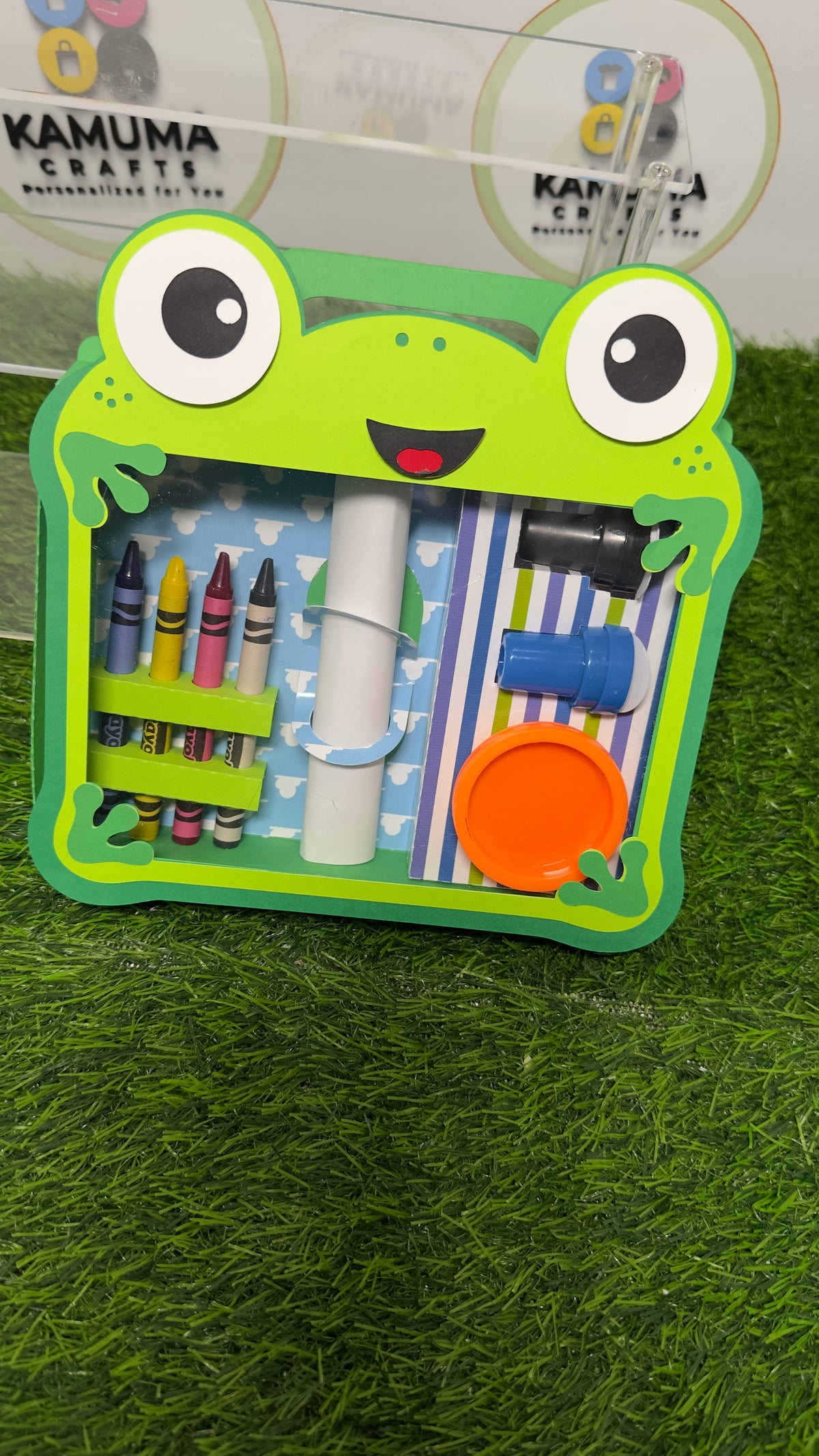 Custom Kids Activity Party Favor Boxes| Custom Briefcase Box| Personalized Play-Doh Box| LilyLad Activity Coloring Box| Party Favor Box | Set of 10