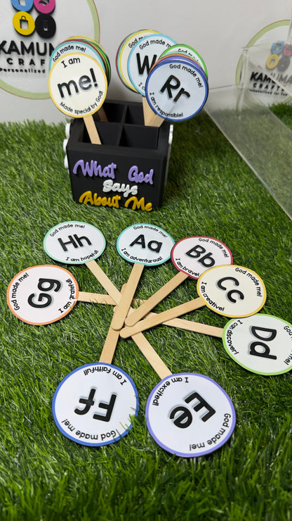Faith-Based Alphabet Affirmation Learning Set